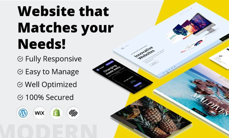 Wix, WordPress Website Design and redesign in Affordable price