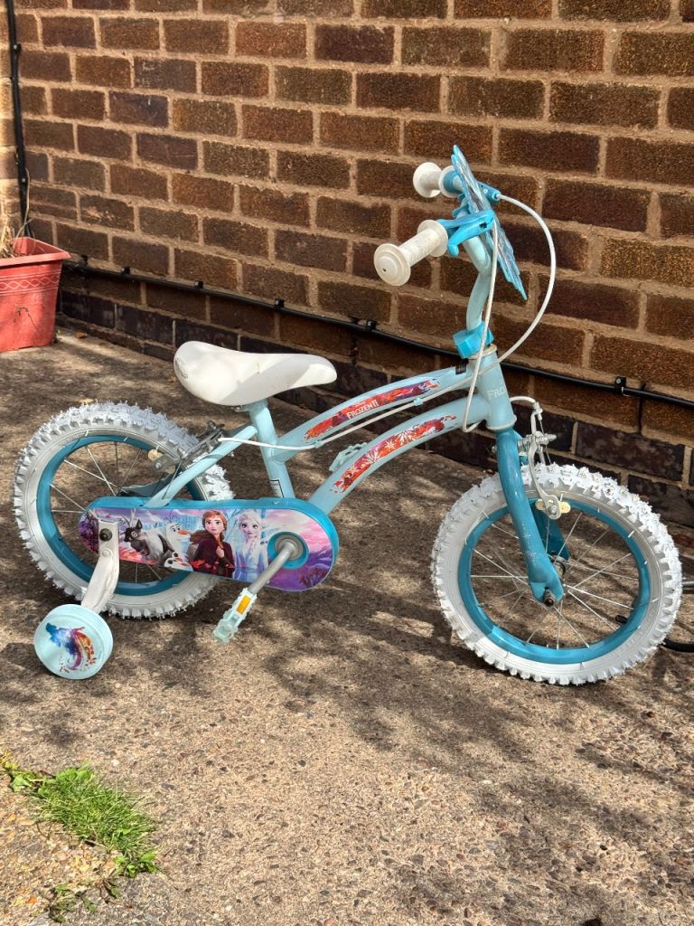 For 5-6 yrs age bikes for girls almost brand new