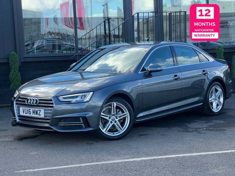 2016 Audi A4 2.0 TFSI S line Saloon 4dr Petrol S Tronic Euro 6 (s/s) (190 ps) Saloon Petrol Autom...