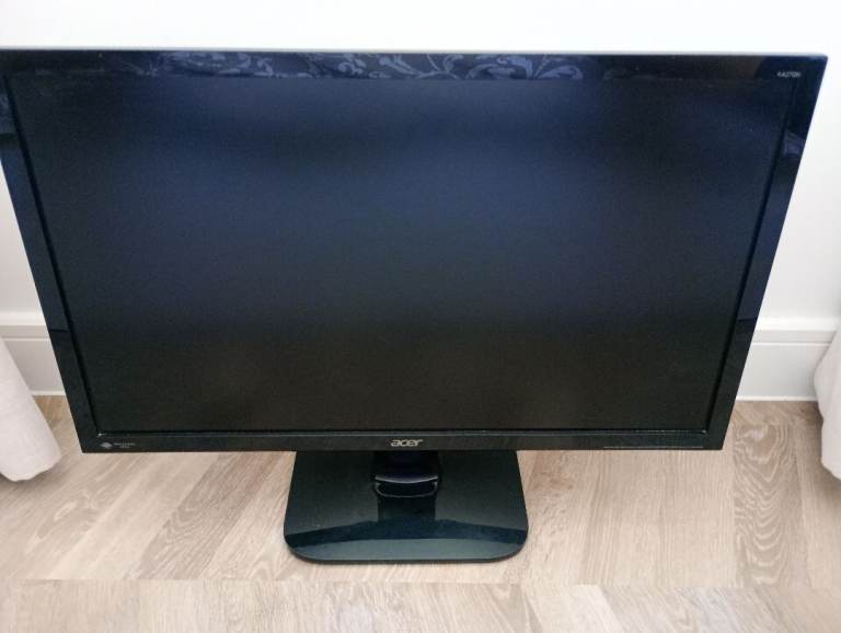 Acer KA27 Monitor - 27-inch LED Display, Black, Good Condition