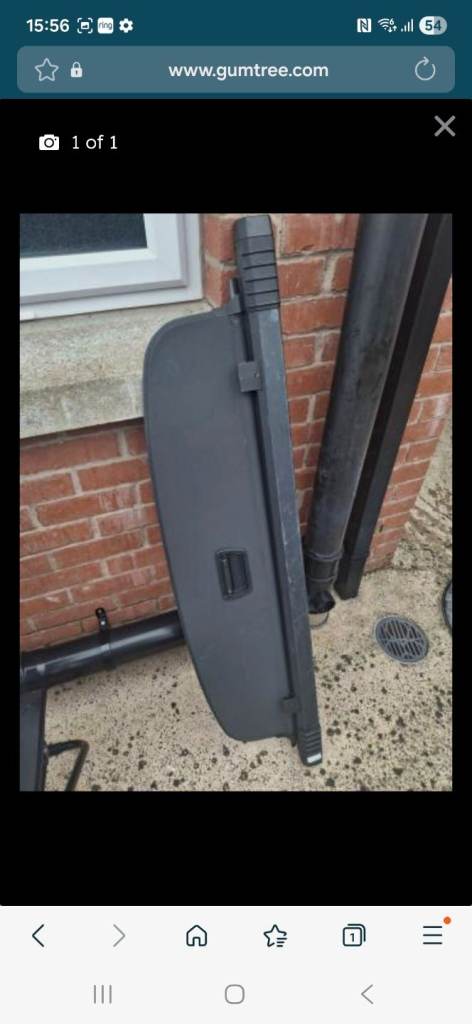 Volkswagen allspace parcel shelf