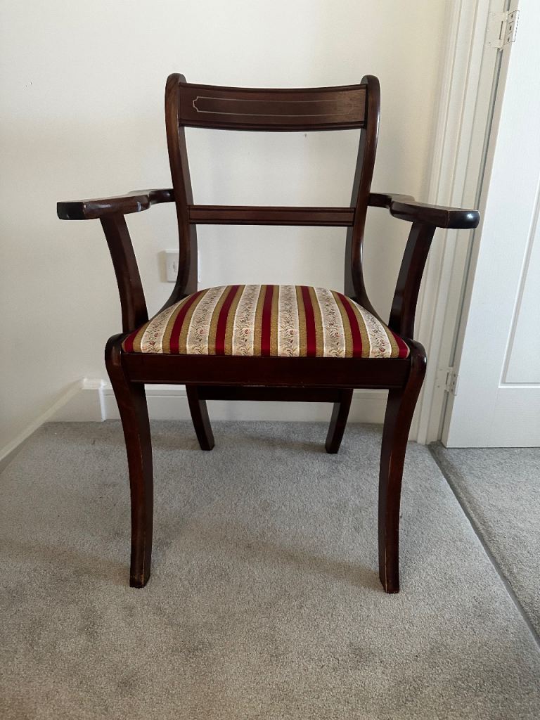 image for - Vintage Floral Chair