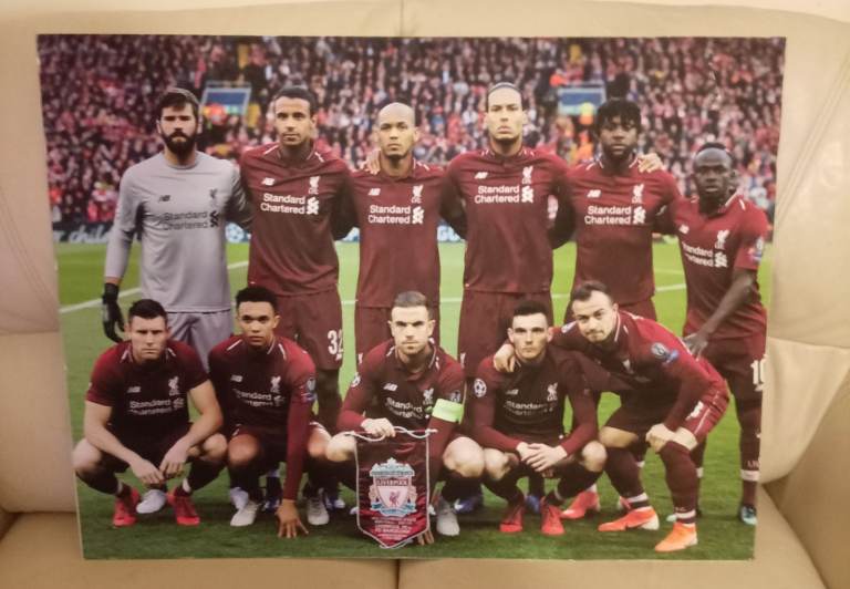 Legendary LFC Collectable Team Line up, with that famous historic WIN!!!