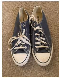 Converse Casual Trainers – Blue uk adult size 8
