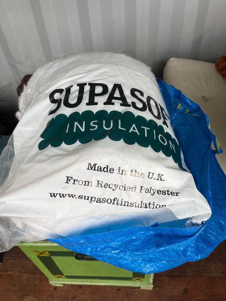 Recycled polyester insulation roll