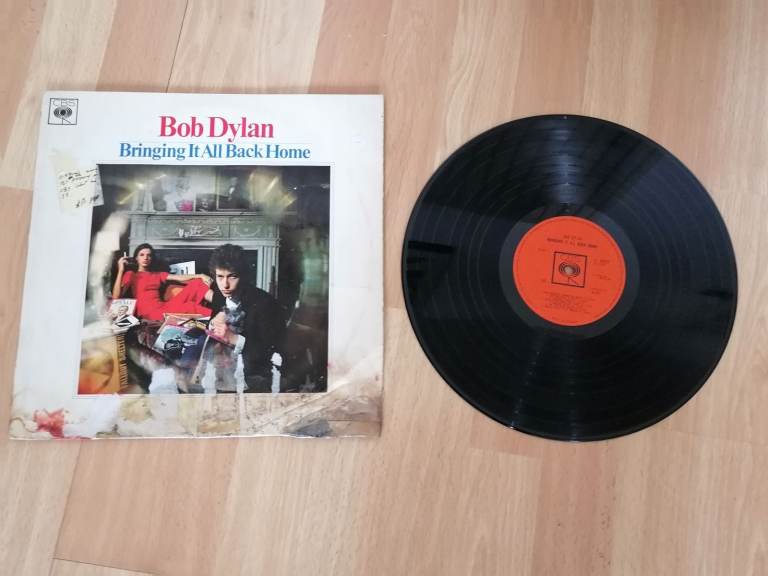 image for Rare Vintage 1965 Original 1st Press BOB DYLAN Bringing It All Back Home LP. CBS. MONO BPG 62515. 