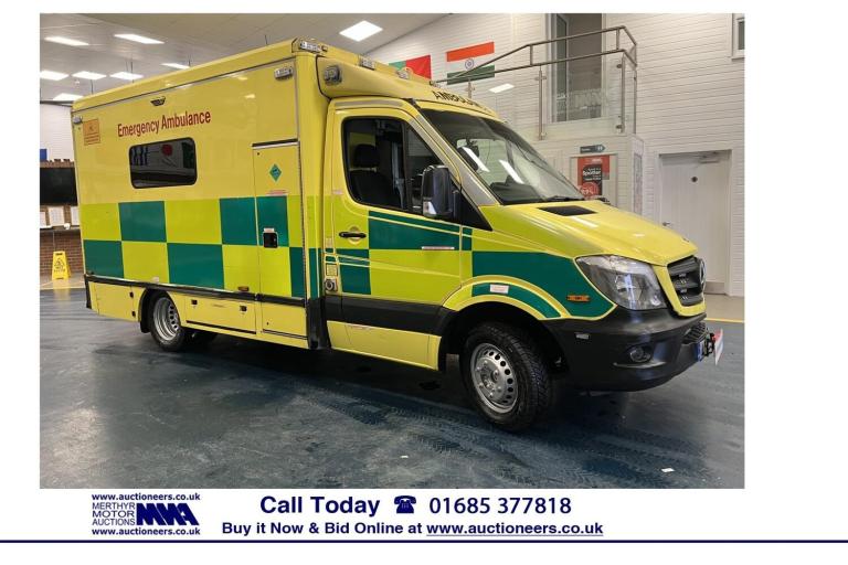 2015 Mercedes-Benz Sprinter 3.0CDI 163PS AUTO MACNEILLIE BODY AMBULANCE / CAMPER  DIESEL Automatic