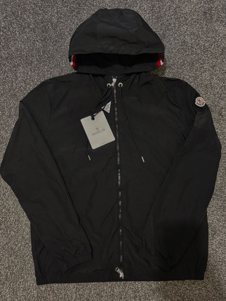 Black Moncler Windbreaker 