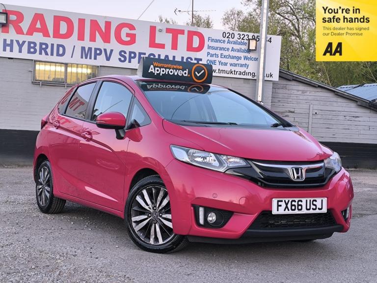 2016 Honda Jazz 1.3 Petrol Auto EX Hatchback 5dr 2 keys Euro 6 Road Tax 35 ULEZ Compliant HATCHBA...