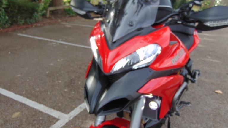 Ducati Multistrada 1200S Granturismo 2014 full luggage spec Italian tourer 