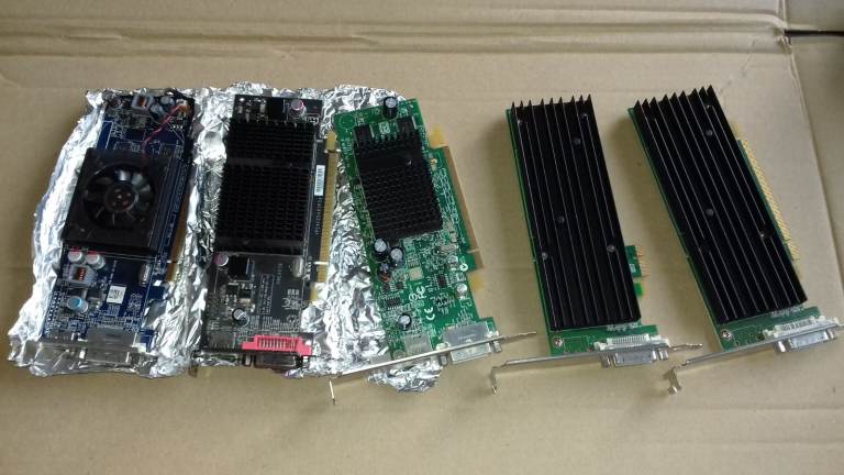 Various graphics cards