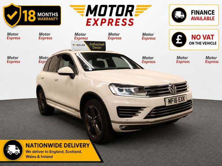 2016 Volkswagen Touareg 3.0 V6 TDI BlueMotion Tech 262 R-Line 5dr Tip Auto ESTATE Diesel Automatic