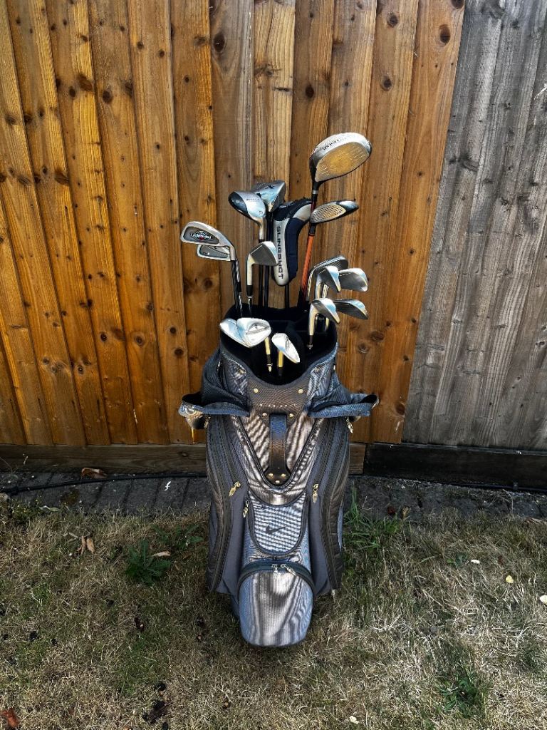 full golf club set. Ping, Cleveland, Nike, Callaway 