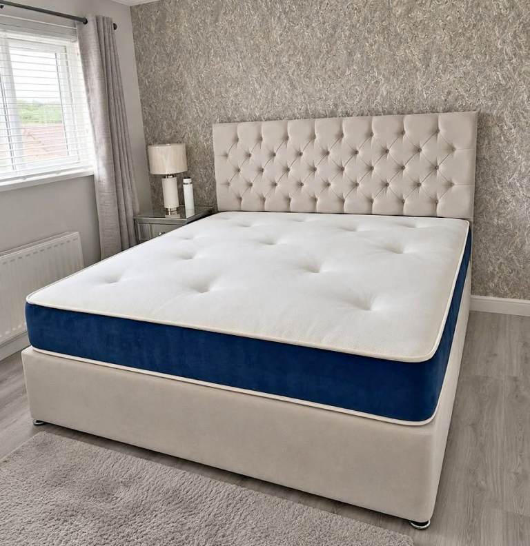 📦 BRAND NEW King Size Divan Bed Set – Mattress Included – Delivery Available