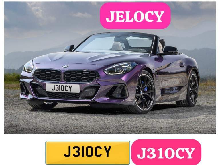 Jeclocy Number plate