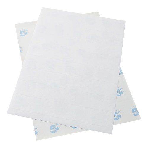 5 Star Office Multipurpose Labels 16 per Sheet 99x34mm White (3 x Pack 500) 940453-£40+VAT -COLLECT