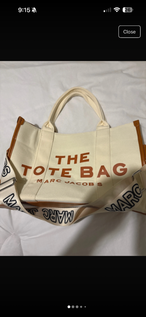 Marc jacobs tote bag 