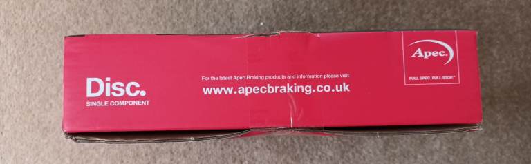 Apec rear brake disc - BRAND NEW