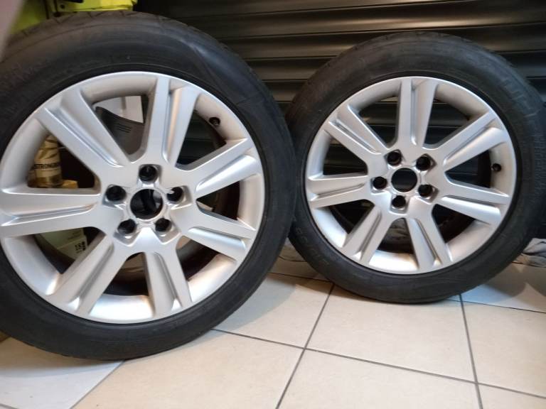 Audi 17 Inch alloy wheels and tyres, excellent condition! 5x112 VW, Caddy 