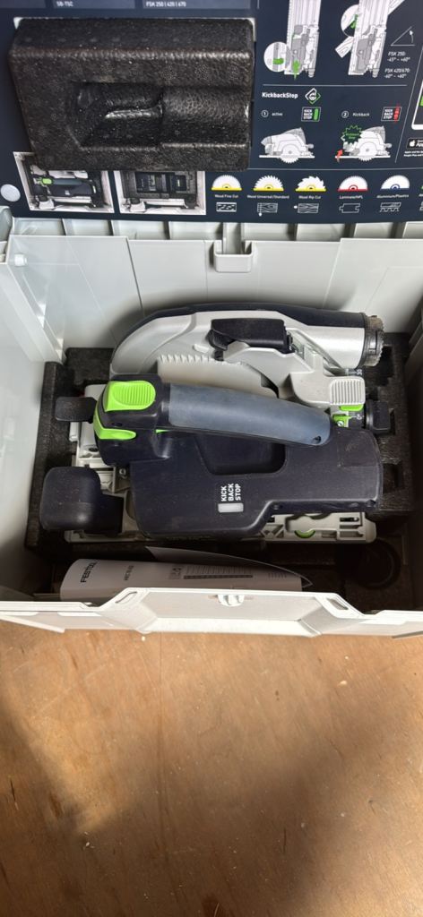 Festool hkc 55 keb with kick back stop no stupid offers its brand new