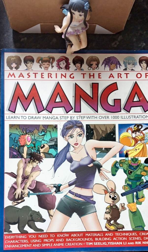 Mastering the Art of Manga: Learn to Draw Manga, with Over 1000 Illustrations Book by Rik Nicol, 
