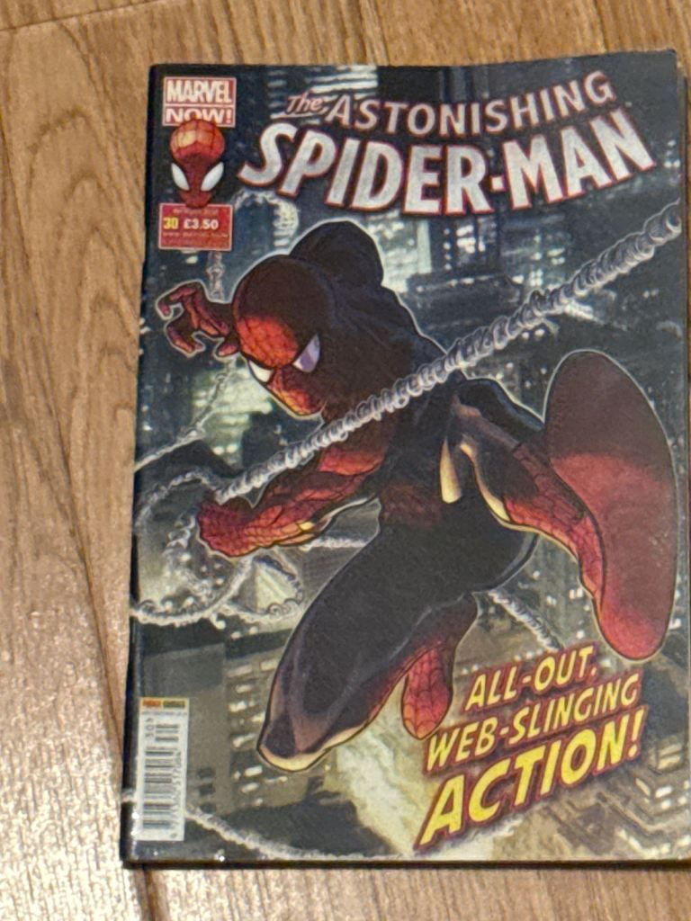 The astonishing spider man 30 web slinging action 