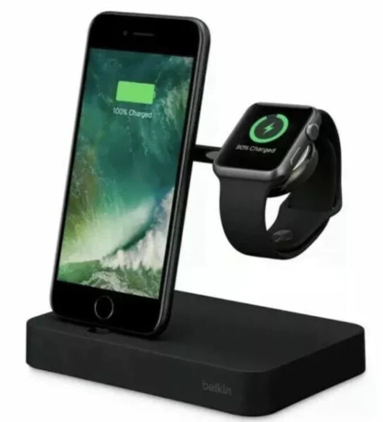 Belkin MFi Fast Charger Dock for Apple iPhones Station /Air Pod/Watch Ultra