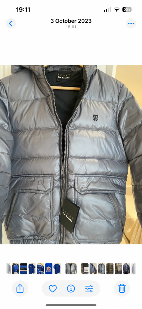 image for The Kooples feather down jacket xs