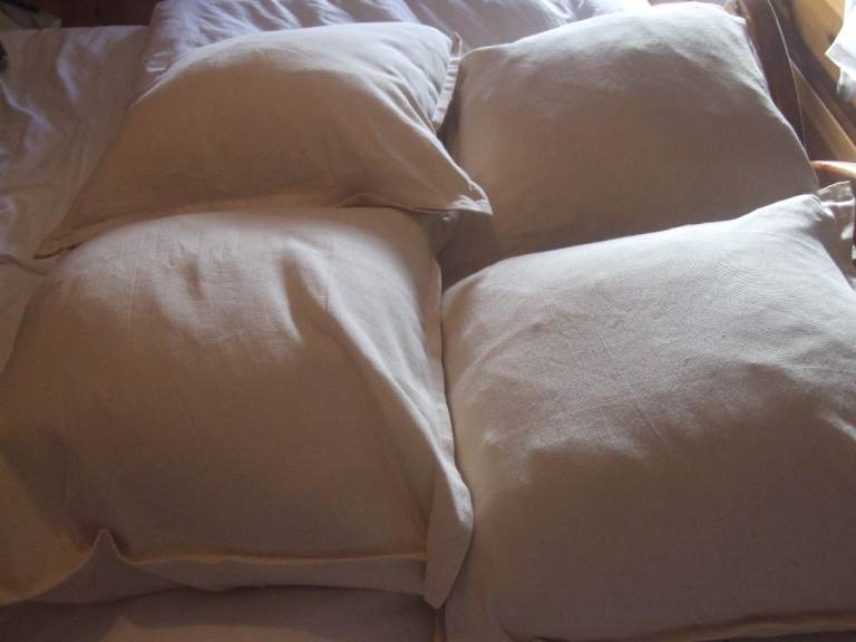 Calico Cushions x 4-New