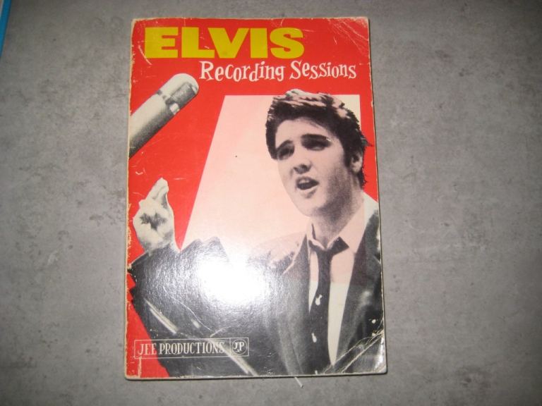 Elvis  Recording Sessions paperback book. 