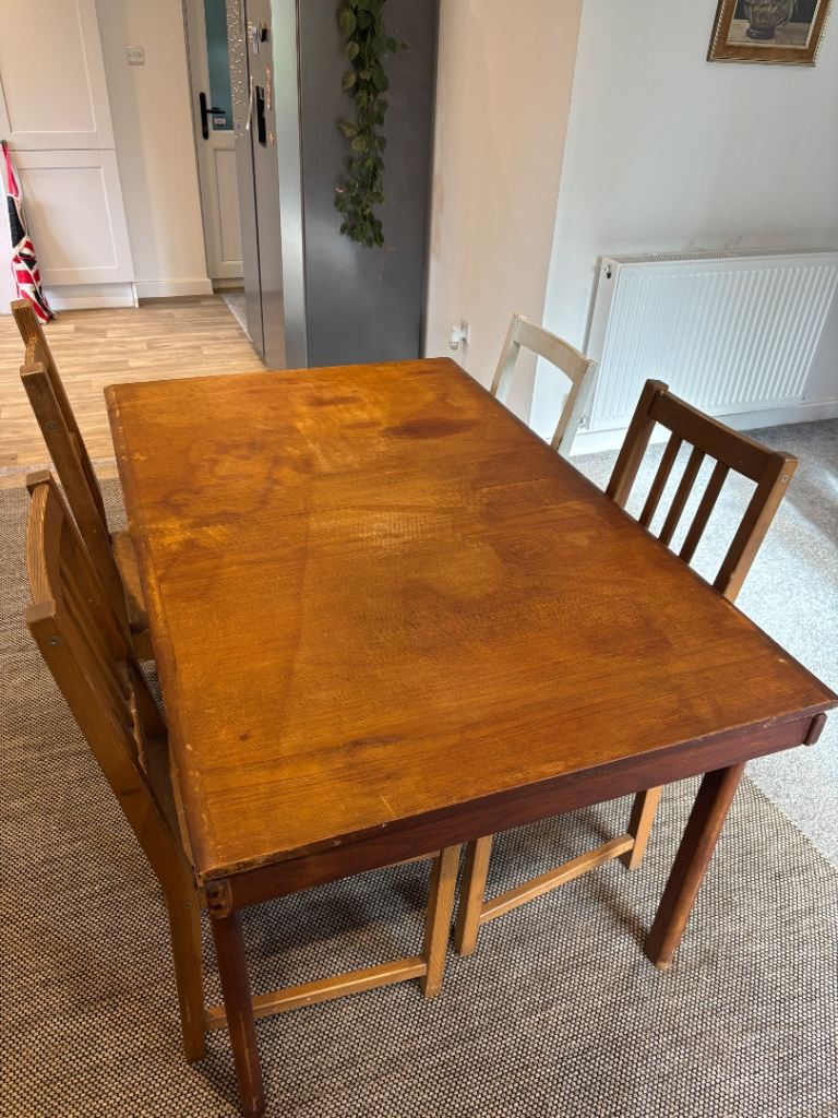 Dining table and chairs **FREE**
