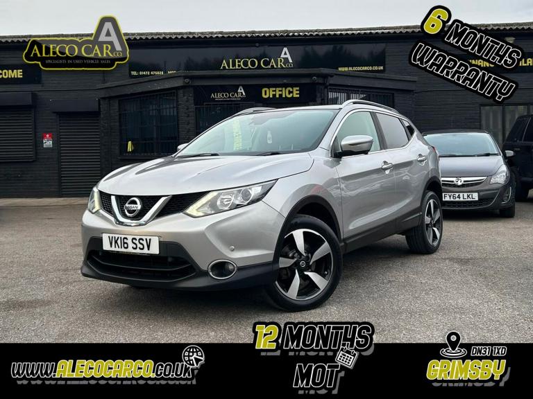 NISSAN QASHQAI 1.5 dCi N-Connecta Silver Manual Diesel 2016