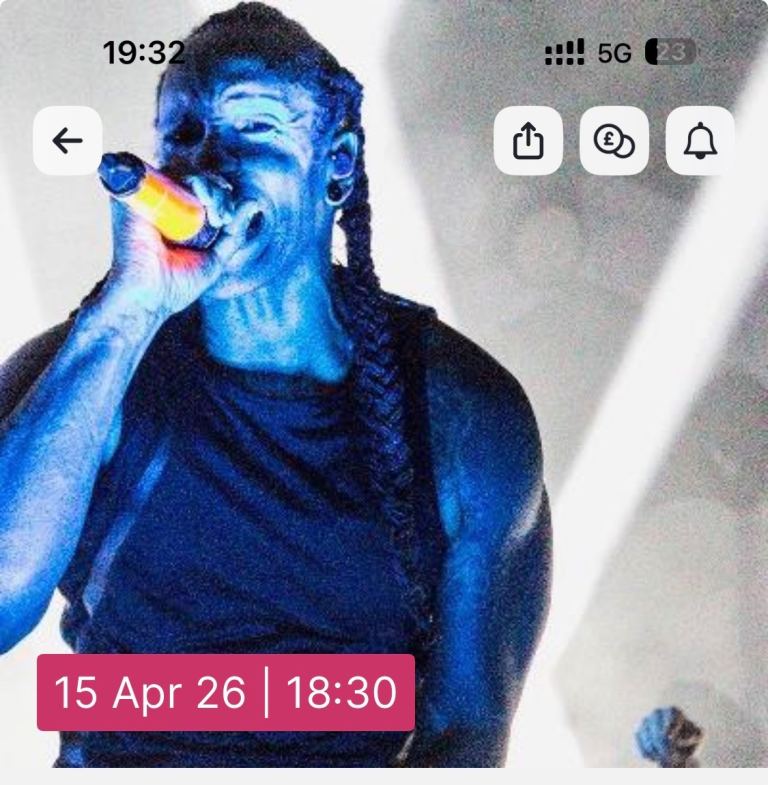 Prodigy ticket glasgow standing x 1