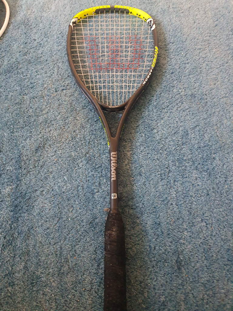 Wilson hammer squash racket