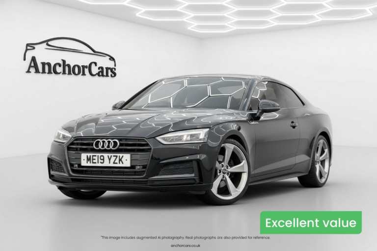 2019 Audi A5 2.0 TFSI 40 Black Edition Coupe 2dr Petrol S Tronic Euro 6 (s/s) (190 ps) Coupe Petr...