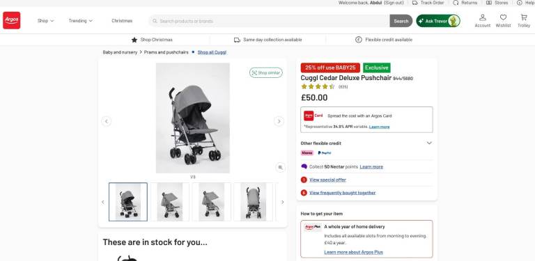 Cuggl Cedar Deluxe Pushchair