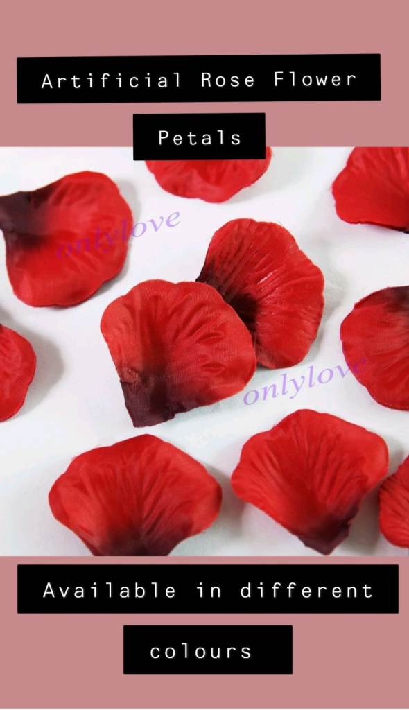Artificial Rose Flower Petals