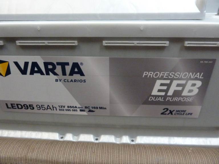 Varta LED95 Caravan or Motorhome Battery