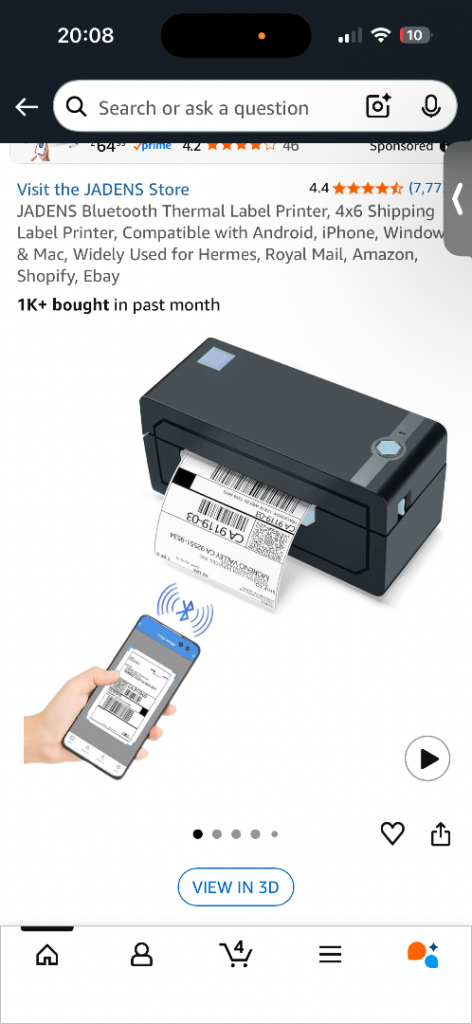 Jadens thermal printer NEW