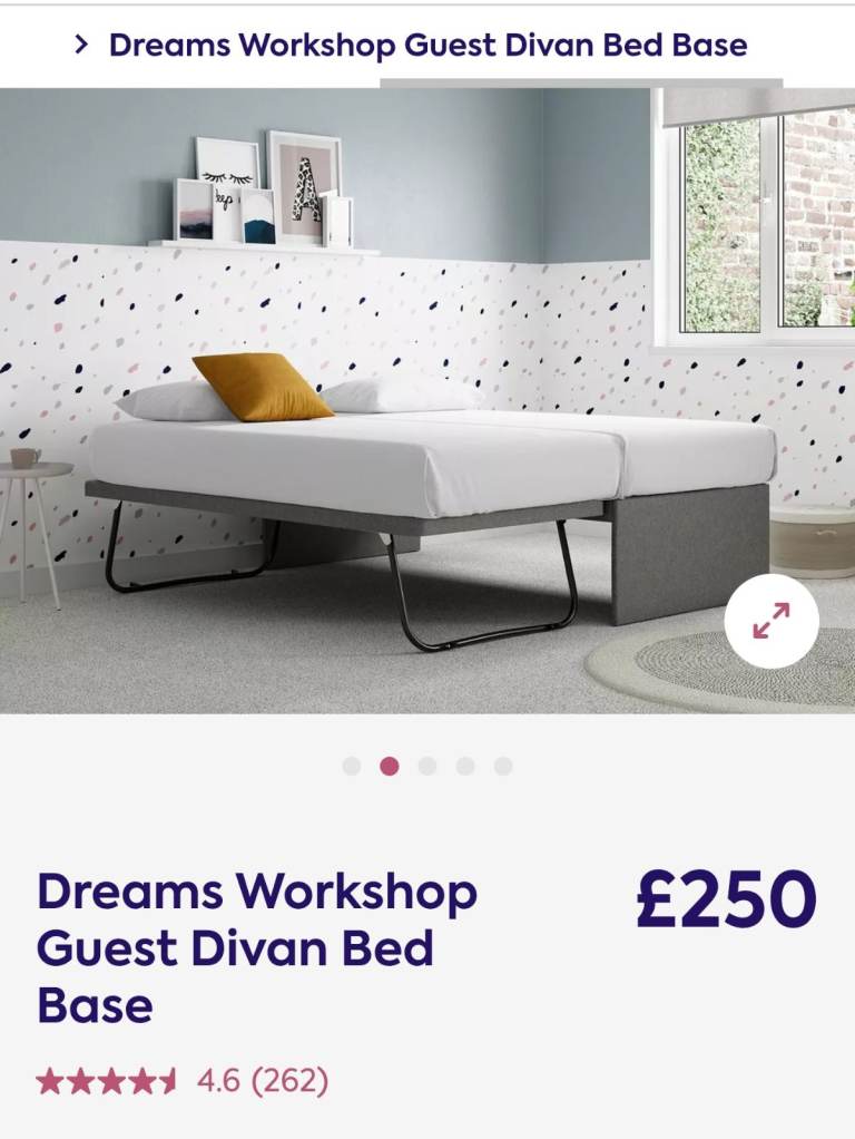 Dreams Extendable Bed from single bed to King size bed & 2 single mattresses included 