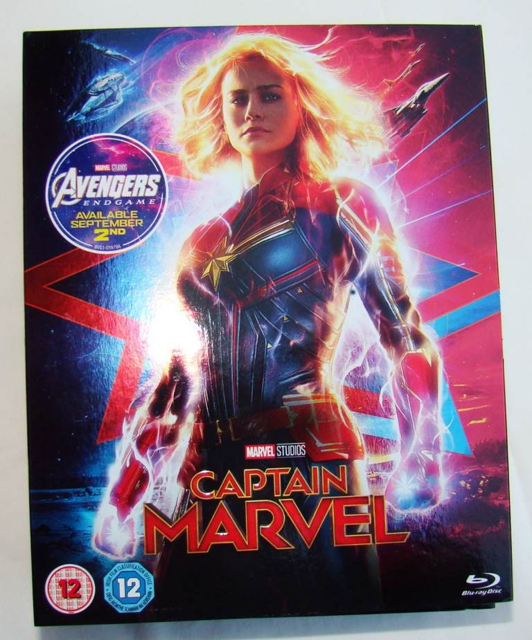 Captain Marvel Blu-ray Disc – Good Condition