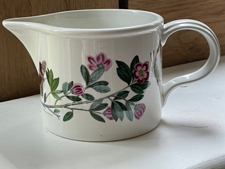 Vintage ~ Portmeirion Botanic Garden Decorative Jug 3.5 in Rhododendron Design