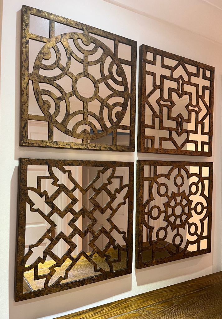 Set of 4 x mirrors ~ Moroccan style