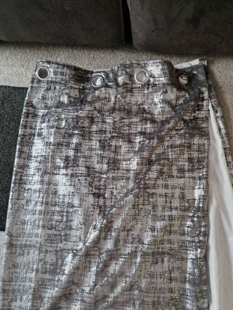 Silver/grey curtains