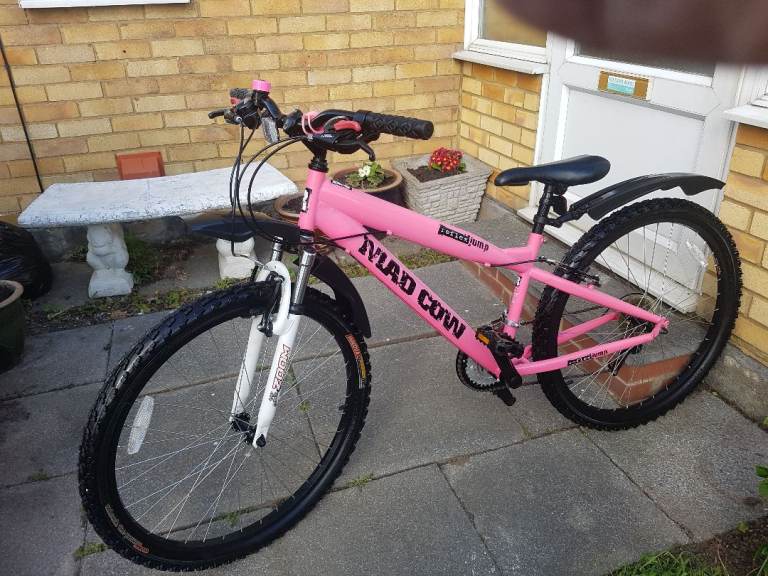 GIRLS 26" WHEEL JUMP BIKE 14" FRAME IN GREAT CLEAN CONDITION AGE 12+
