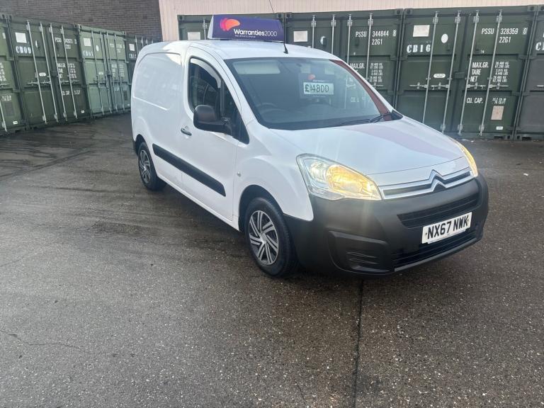 2017 Citroen Berlingo 1.6 BlueHDi 625Kg LX 75ps PANEL VAN Diesel Manual