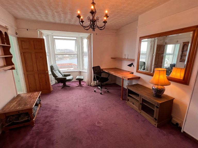 One bed flat Falmouth, stunning views