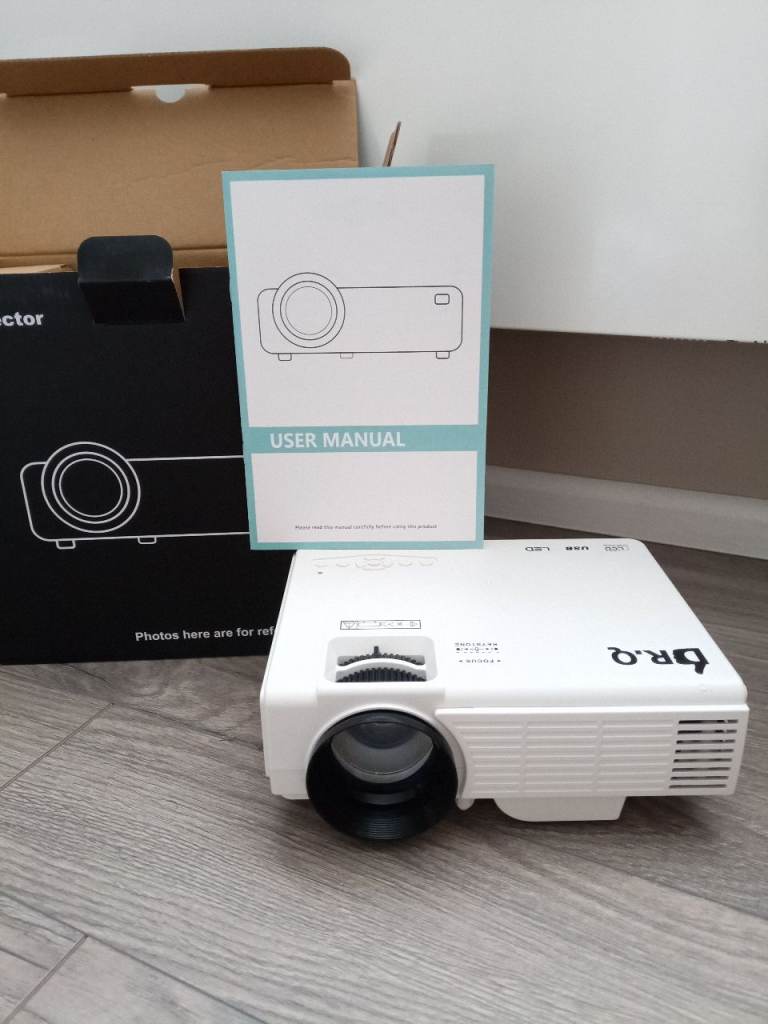 Mini Full HD LED Projector – HDMI / USB / VGA – Brand New