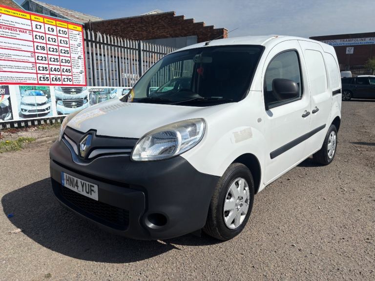 14 PLATE RENAULT KANGOO 1.5 DCI, FSH, MOT DEC, NO VAT, £1795