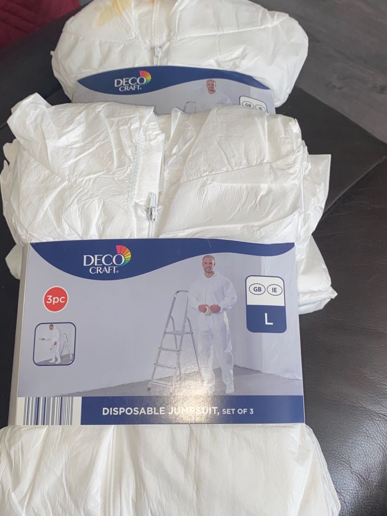 Decorators overalls. X 6. Large size. New.